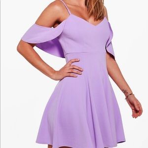 Drop shoulder skater dress